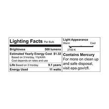 Load image into Gallery viewer, GE Lighting 47484 Energy Smart CFL 11-Watt (40-watt replacement) 500-Lumen G25 Light Bulb with Medium Base, 1-Pack
