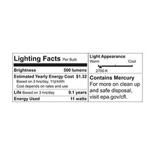 Load image into Gallery viewer, GE Lighting 47484 Energy Smart CFL 11-Watt (40-watt replacement) 500-Lumen G25 Light Bulb with Medium Base, 1-Pack
