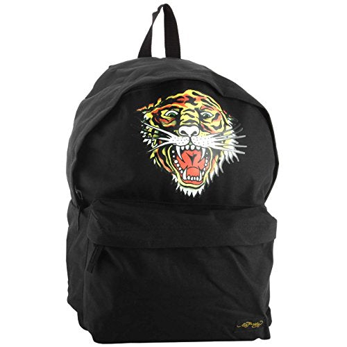 Ed Hardy Shane Tiger Backpack-Black-One Size