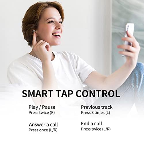 SuperEQ Wireless Earbuds Hybrid Active Noise Cancelling, Q2 Pro True Wireless Bluetooth Earbuds with Transparency Mode, 4 Mics Clear Calls, Touch Control, 30H Play Time, IPX5 Waterproof, 12mm Driver