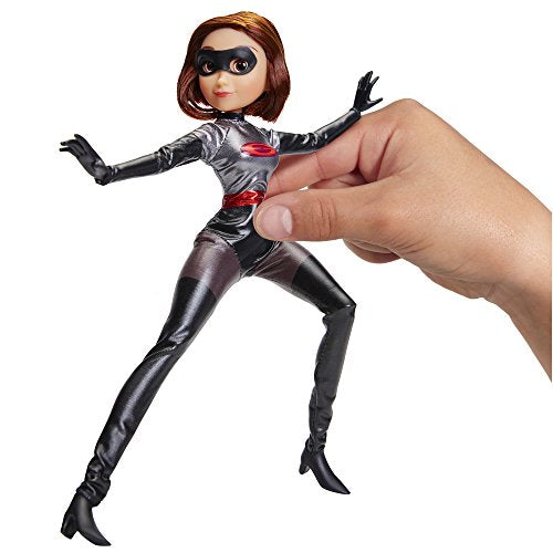 The Incredibles 2 Elastigirl Action Figure 11” Articulated Doll in Deluxe Silver Costume and Mask
