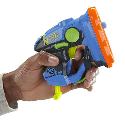 NERF Microshots Overwatch Lucio Blaster -- Includes 2 Official Elite Darts -- for Kids, Teens, Adults