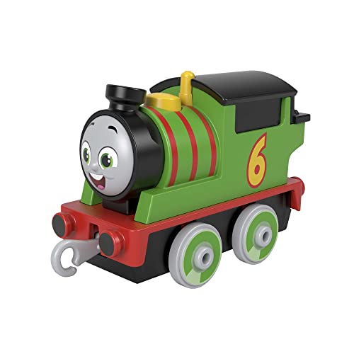 Thomas & Friends Fisher-Price Percy die-cast Push-Along Toy Train Engine for Preschool Kids Ages 3+