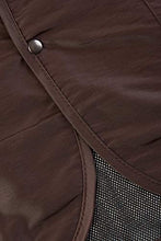 Load image into Gallery viewer, A Size Above Big &amp; Tall Vented Mesh Back Barber Vest, Chocolate Brown, 2X
