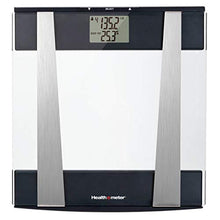Load image into Gallery viewer, Health o Meter Intelligent Body Fat/Healthy Weight Maintenance Glass Digital Home Scale with LCD Display, Chrome
