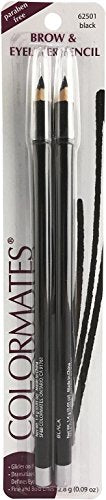 Card of two black brow and eyeliner pencils, number 62501