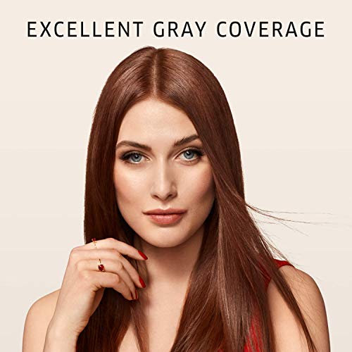 Wella Color Charm Permanent Liquid Hair Color for Gray Coverage 4NW Med Natural Warm Brown