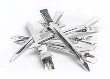 Load image into Gallery viewer, Diane Duck Bill Hair Clips, Silver, 24-pack
