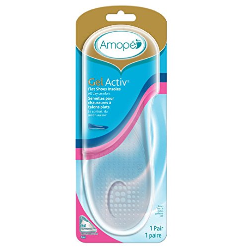 Amope Gel Activ Flat Shoes Insoles, 1 Count
