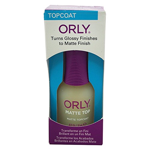 Boxed bottle of matte top coat: turns glossy finishes to matte, 0.6 fl oz
