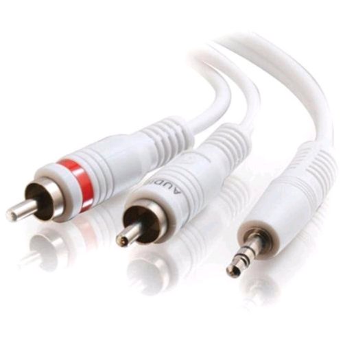 SRY0600WG-6ft. 3.5mm Plug to Dual RCA Plugs Cable [SRY0600WG]