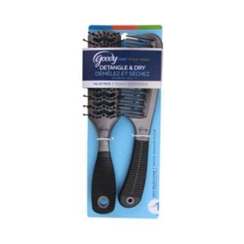 Goody Detangle and Dry Hair Brush Value Pack - 03334