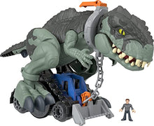 Load image into Gallery viewer, Jurassic World Toys Jurassic World Dominion Dinosaur Toy Mega Stomp &amp; Rumble Giga Dino with Lights &amp; Sounds, Owen Grady Figure, for Ages 3+ Years
