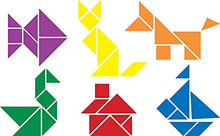 Load image into Gallery viewer, Barker Creek Learning Magnets, Tangrams, Magnetic Manipulatives Strengthen Math, Spatial Relationship, Patterning, Geometry, Problem Solving Skills…and More! 42 Magnets per Set (2305)

