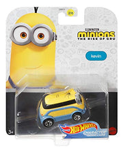 Load image into Gallery viewer, Hot Wheels Character Cars Minions The Rise of Gru Kevin 1:64th Scale DieCast Vehicle 2/6
