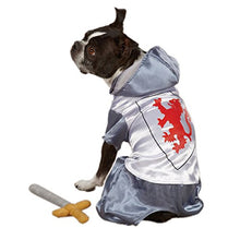 Load image into Gallery viewer, Zack &amp; Zoey Polyester Knight Dog Costume, Small, Silver
