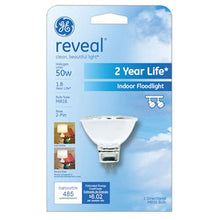 Load image into Gallery viewer, GE Lighting 82110 50-Watt Reveal with Halogen Floodlight MR16 Light Bulb
