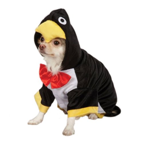 Zack & Zoey Penguin Pup Costume, X-Small, Black