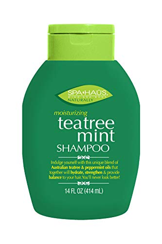 Spa Haus Naturally Shampoo Tea Tree Mint 14 Fluid Ounce