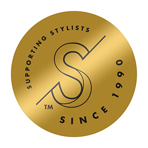 Gold round badge: supporting stylists since 1990
