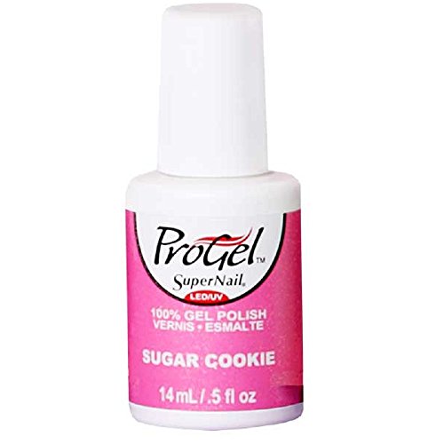Bottle of hot pink shimmer ProGel gel polish, 14 ml