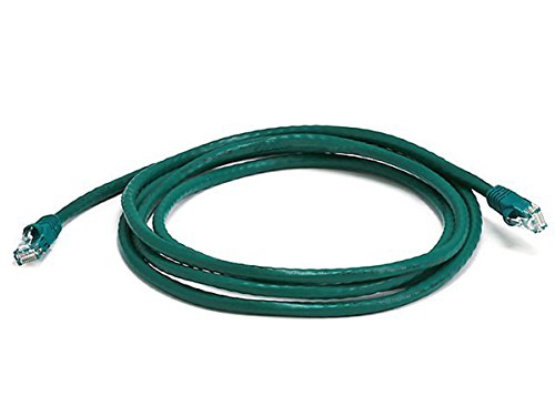 Monoprice 7FT 24AWG Cat5e 350MHz UTP Ethernet Bare Copper Network Cable - Green