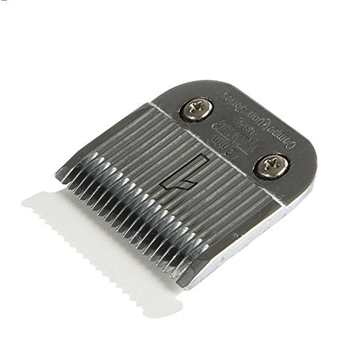 Angled view of the #1 clipper blade showing its teeth and screws
