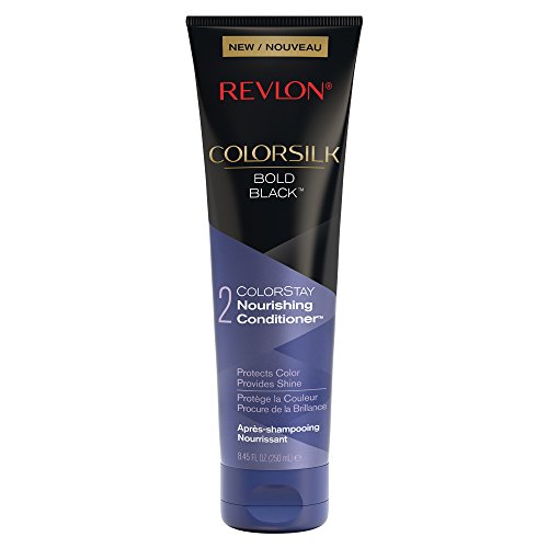 Revlon ColorSilk Care Conditioner, Black, 8.45 Fluid Ounce