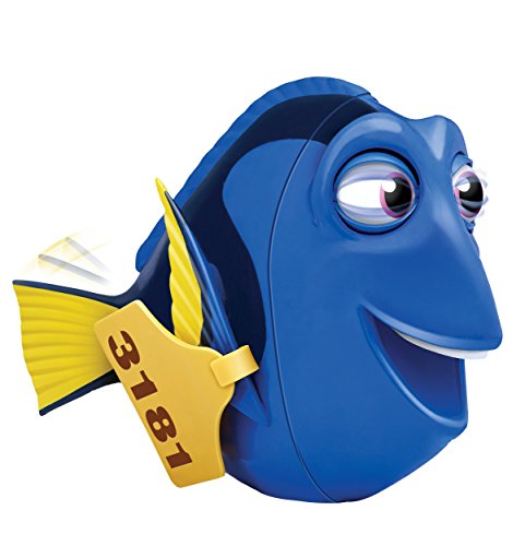 My Friend Dory toy with eyes glancing sideways and tail fin moving