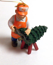 Load image into Gallery viewer, The Home Depot Homer Christmas Ornament Cutting Down the Tree
