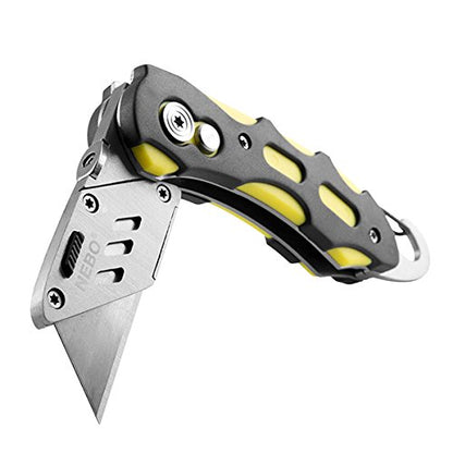 NEBO Folding Lock-Blade Utility Knife | Utility Knife Compatible With All Standard Utility Blades