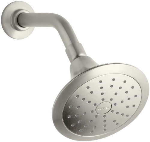 Kohler K-10327-BN Forté 2.0 gpm Single Function Showerhead with Katalyst Spray, Vibrant Brushed Nickel