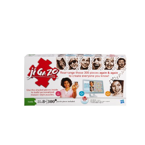 Front of the Ji Ga Zo 300 piece puzzle box on a white background