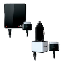 Load image into Gallery viewer, iSound 2.1A Wall and Car Charger Pro for Apple devices using 30 PIN connector
