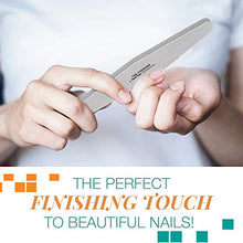 Load image into Gallery viewer, Nail Tek The Finisher File, Professional Double-sided 240/400 Grit Nail File to Shape and Smooth Acrylic, Gel, and Natural Nails, Nail Polish Remover, Must-Have Manicure and Pedicure Kit Tool, 6 Pack

