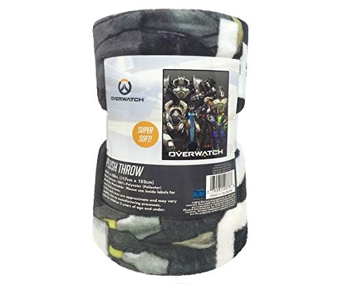 Overwatch Plush Throw 46in x 60in