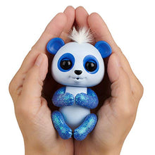 Load image into Gallery viewer, WowWee Fingerlings Glitter Panda - Archie (Blue) - Interactive Collectible Baby Pet
