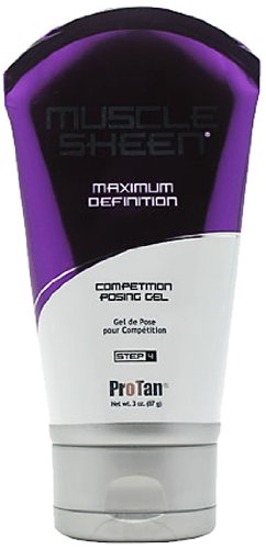 Pro Tan Muscle Sheen Maximum Definition Competition Posing Gel, 3 Ounce