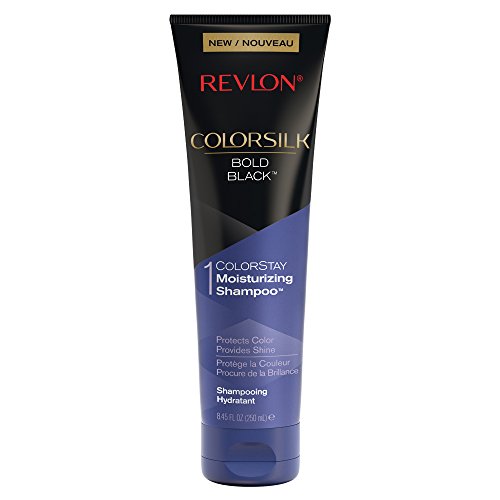 Revlon ColorSilk Care Shampoo, Black, 8.45 Fluid Ounce