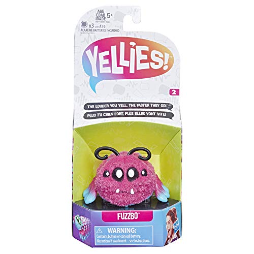 Hasbro Yellies! Fuzzbo; Voice-Activated Spider Pet; Ages 5 and up