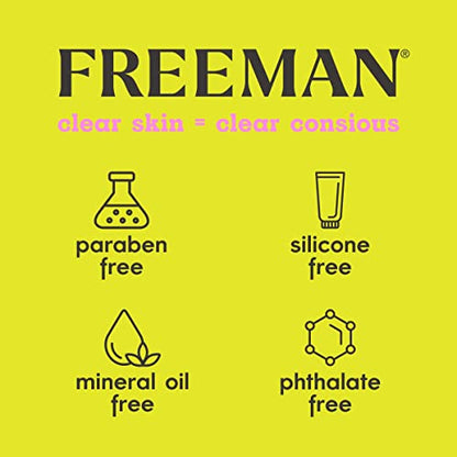 FREEMAN Soothing Watermelon & Aloe Gel Facial Mask, Hydrates, Nourishes, & Soothes Irritated Skin, Cooling, Calming Gel Face Mask, Perfect For Sensitive & Break-Out Prone Skin, 6 fl.oz./ 175 mL Tube