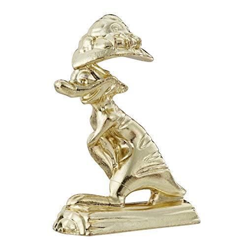 Gold Zazu hornbill token from Monopoly The Lion King