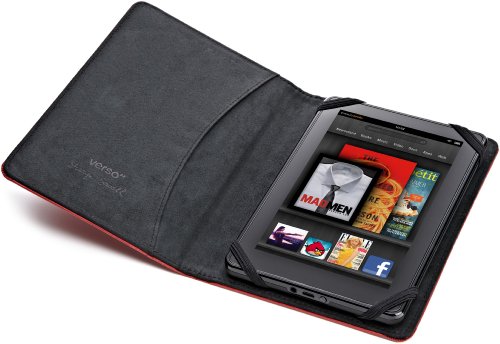 Verso Artist Series Case Cover for Kindle Fire, Cities, Red (does not fit Kindle Fire HD)
