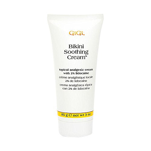 GiGi Bikini Soothing Cream - Topical Analgesic Cream with 2% Lidocaine, 3 oz