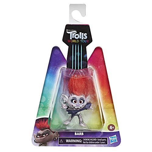 Trolls DreamWorks World Tour Barb, Collectible Doll with Guitar Accessory, Toy Figure Inspired by The Movie World Tour