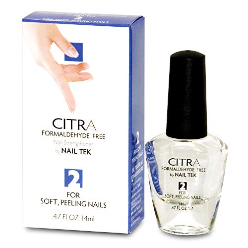 Nail Tek CITRA 2 Nail Strengthener For Soft and Peeling Nails, Conditions, Improves, and Protects Nails, Daily Nail Treatment, 1-Pack
