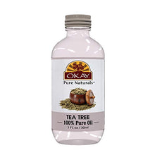 Load image into Gallery viewer, OKAY | 100% Pure Tea Tree Oil | For Hair and Skin | Nourishing | Enhancing | Free of Silicone &amp; Paraben | 1 oz
