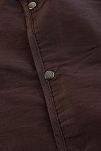 Load image into Gallery viewer, A Size Above Big &amp; Tall Vented Mesh Back Barber Vest, Chocolate Brown, 2X

