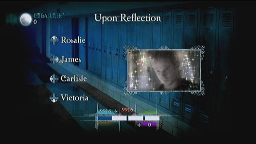 Upon Reflection round with a sparkling face and four character names