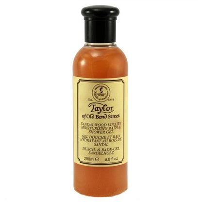 Taylor of Old Bond Street Sandalwood Luxury Moisturizing Bath & Shower Gel, 6.8 fl oz